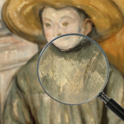 Ragazzo Con Un Cappello Di Paglia Paul Cézanne pcz15 quadro stampato su tela
