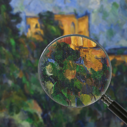 Castello Nero Paul Cézanne pcz16 quadro stampato su tela
