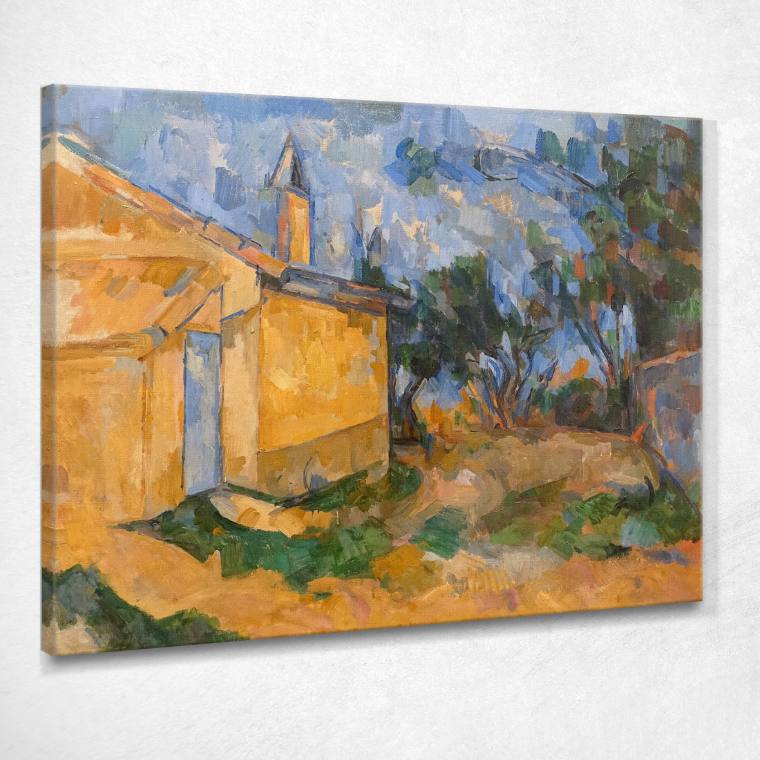Il Capannone Del Jourdan Paul Cézanne pcz47 quadro stampato su tela Il Capannone Del Jourdan Paul Cézanne pcz47 quadro stampato su tela