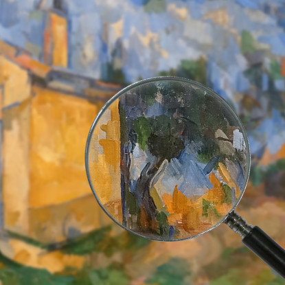 Il Capannone Del Jourdan Paul Cézanne pcz47 quadro stampato su tela
