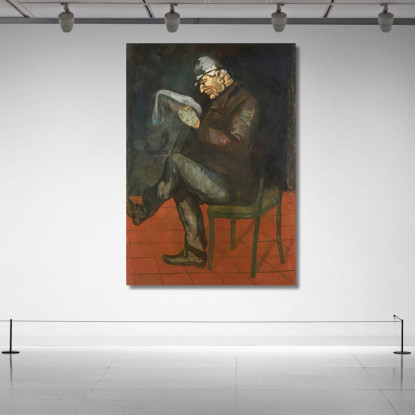 Il Padre Del Pittore Paul Cézanne pcz49 quadro stampato su tela