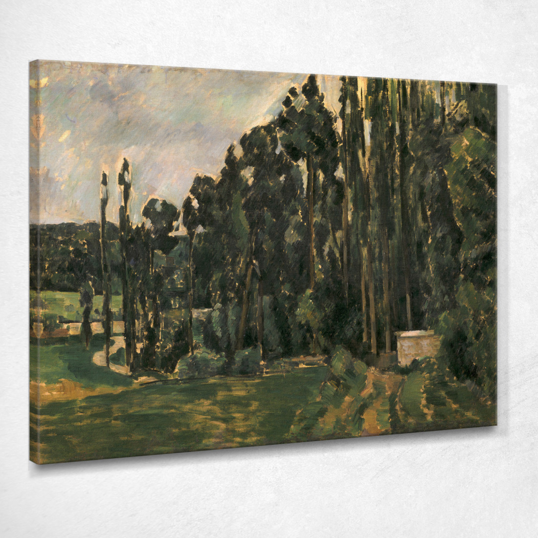Pioppi Paul Cézanne pcz73 quadro stampato su tela Pioppi Paul Cézanne pcz73 quadro stampato su tela