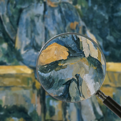 Ritratto Di Contadino Paul Cézanne pcz77 quadro stampato su tela