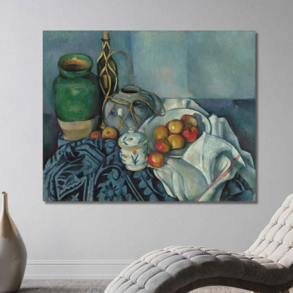 Natura Morta Con Mele Paul Cézanne pcz91 quadro stampato su tela