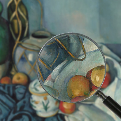Natura Morta Con Mele Paul Cézanne pcz91 quadro stampato su tela