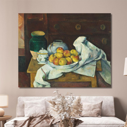 Natura Morta Con Comò Paul Cézanne pcz94 quadro stampato su tela