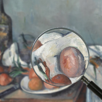 Natura Morta Con Cipolle Paul Cézanne pcz100 quadro stampato su tela