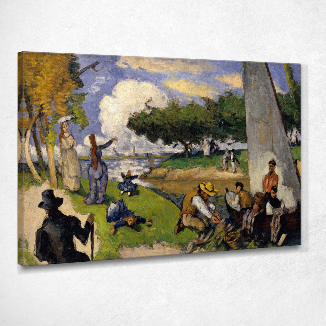 I Pescatori Paul Cézanne pcz112 quadro stampato su tela I Pescatori Paul Cézanne pcz112 quadro stampato su tela