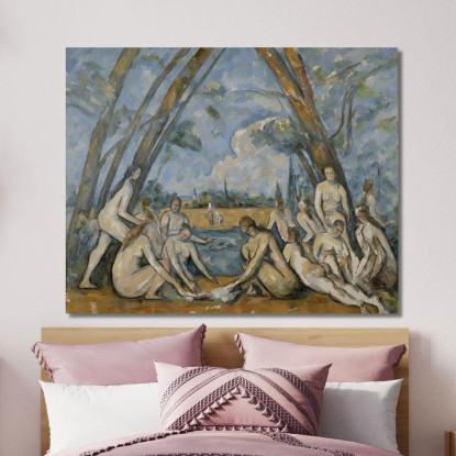 I Grandi Bagnanti Paul Cézanne pcz118 quadro stampato su tela