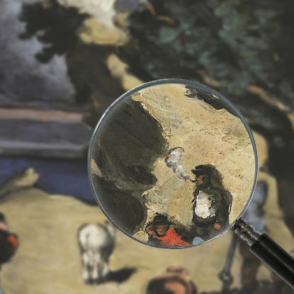 I Ladri E L'Asino Paul Cézanne pcz126 quadro stampato su tela