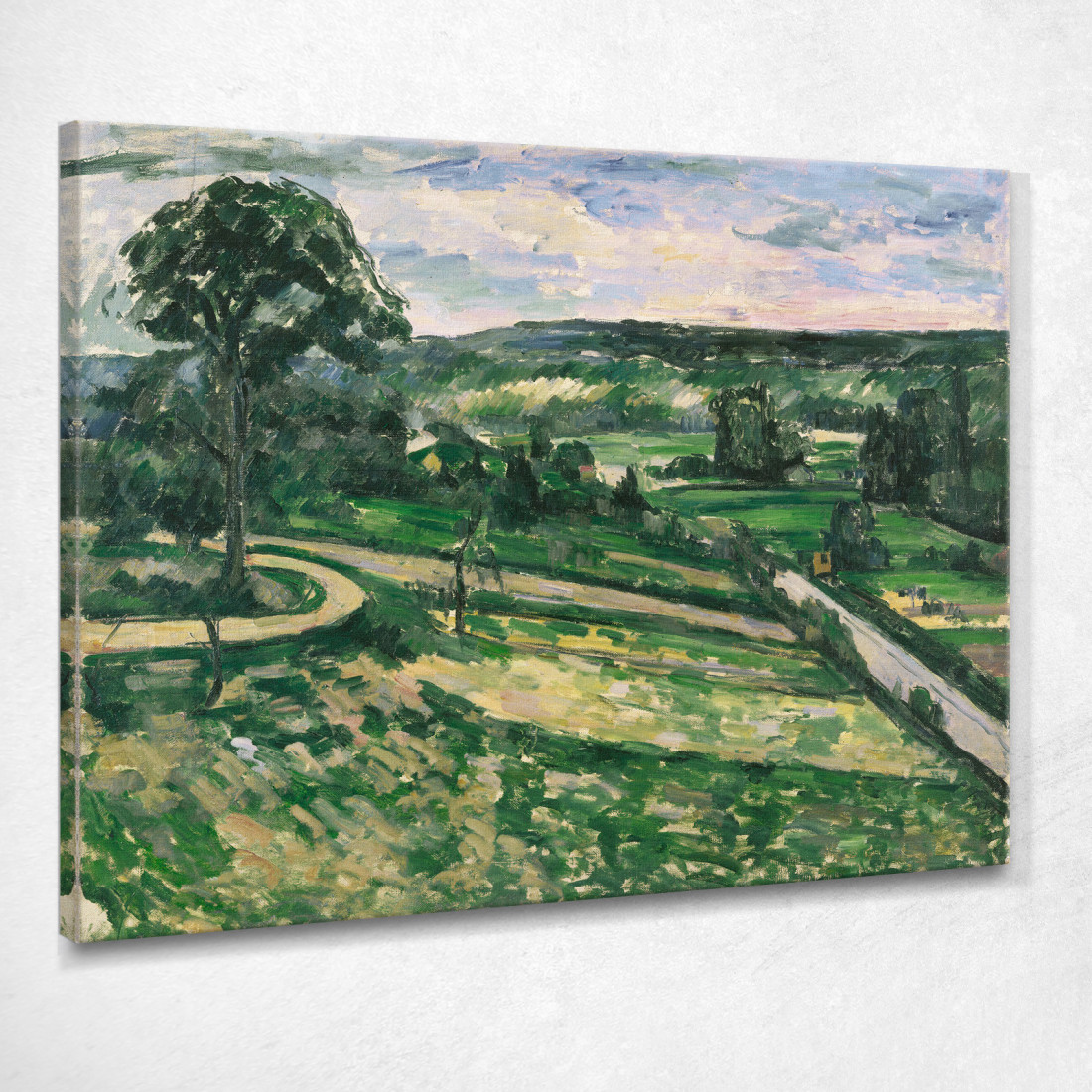 L'Albero Vicino Alla Curva Paul Cézanne pcz127 quadro stampato su tela L'Albero Vicino Alla Curva Paul Cézanne pcz127 quadro stampato su tela