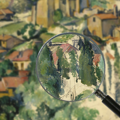 Il Villaggio Di Gardanne Paul Cézanne pcz128 quadro stampato su tela
