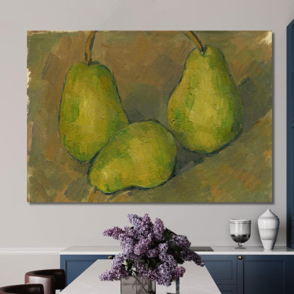 Tre Pere Paul Cézanne pcz129 quadro stampato su tela