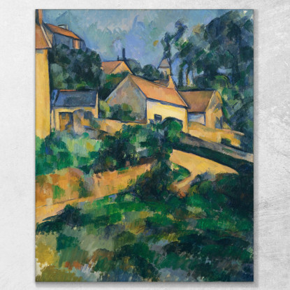 Strada Di Svolta A Montgeroult Paul Cézanne pcz133 quadro stampato su tela