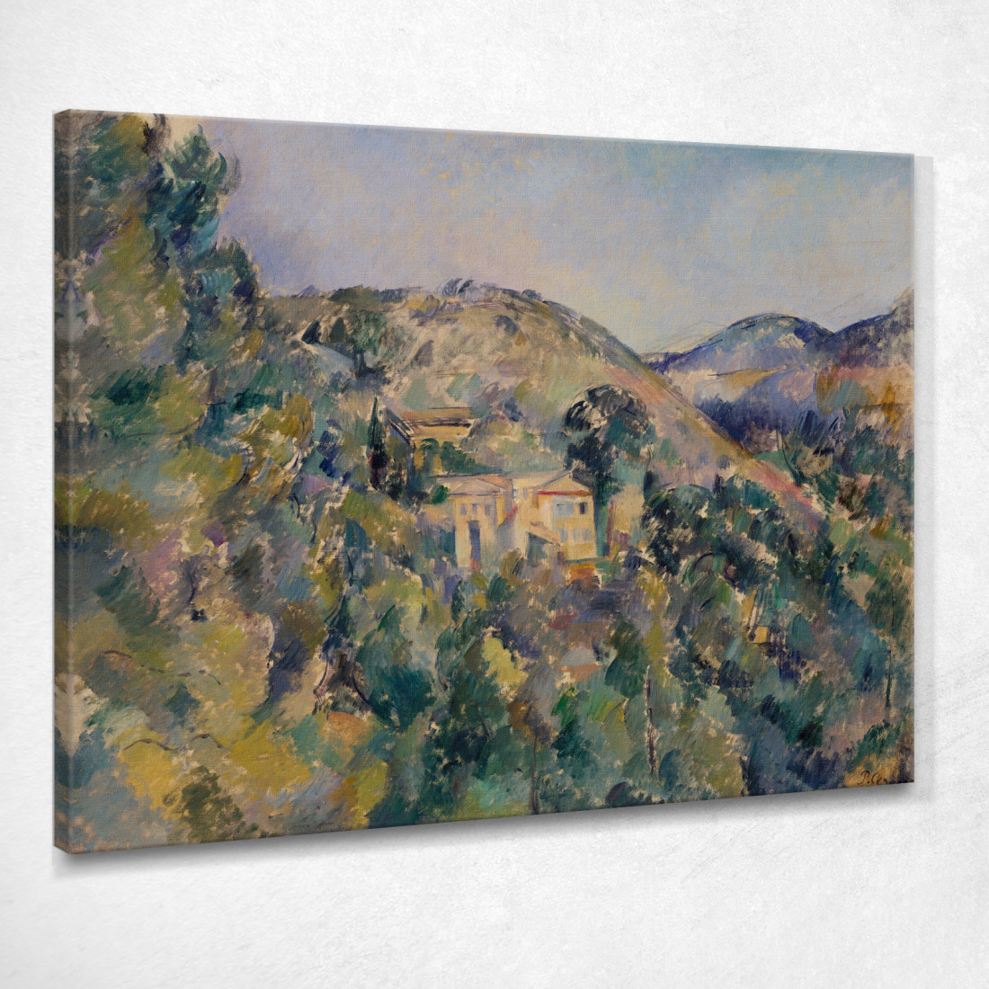 Veduta Del Domaine Saint-Joseph Paul Cézanne pcz134 quadro stampato su tela Veduta Del Domaine Saint-Joseph Paul Cézanne pcz134 quadro stampato su tela