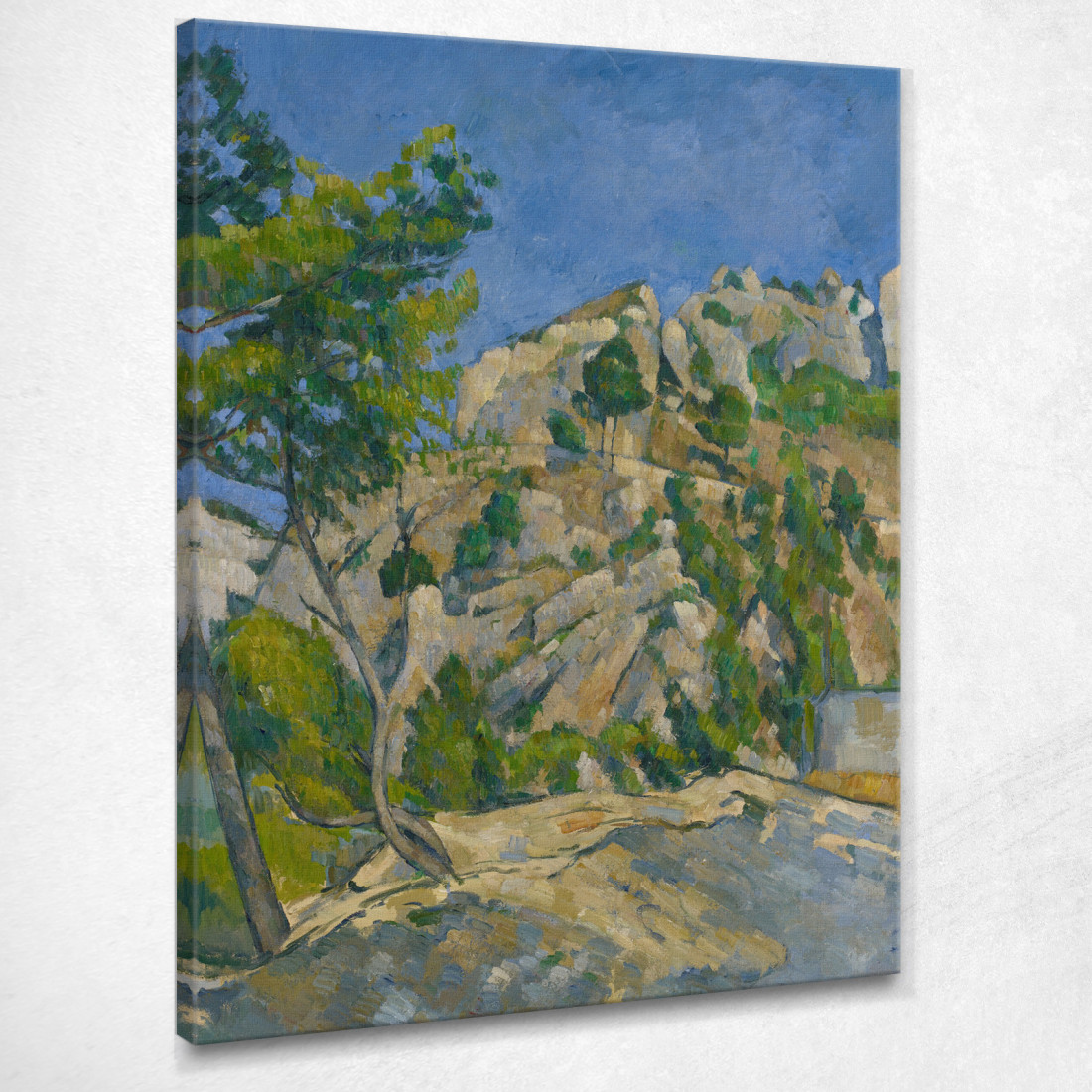 Fondo Del Burrone Paul Cézanne pcz151 quadro stampato su tela Fondo Del Burrone Paul Cézanne pcz151 quadro stampato su tela