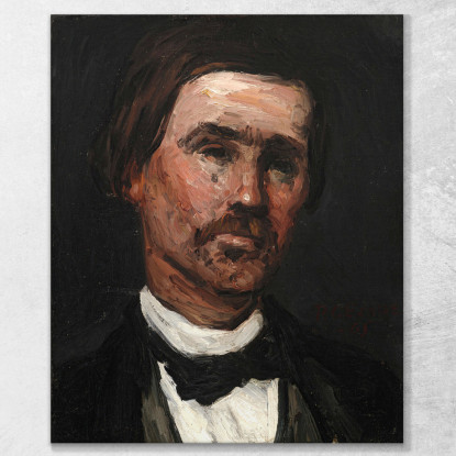 Testa Di Un Uomo Paul Cézanne pcz157 quadro stampato su tela