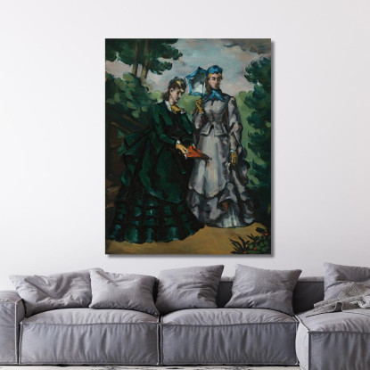 La Passeggiata Paul Cézanne pcz164 quadro stampato su tela