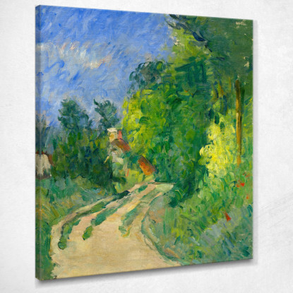 La Strada Rotante Nel Sottobosco Paul Cézanne pcz166 quadro stampato su tela