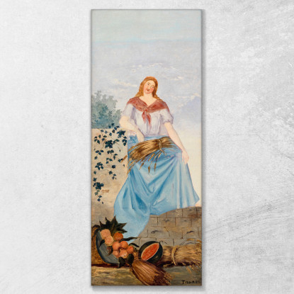 Le Quattro Stagioni Estate Paul Cézanne pcz176 quadro stampato su tela