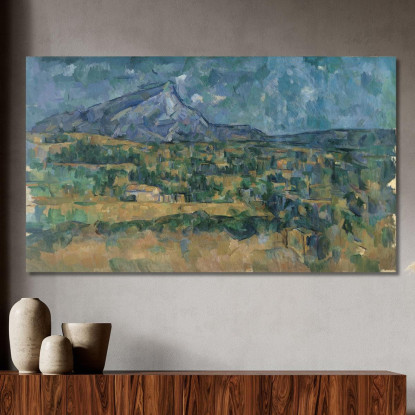 Mont Sainte-Victoire 3 Paul Cézanne pcz186 quadro stampato su tela