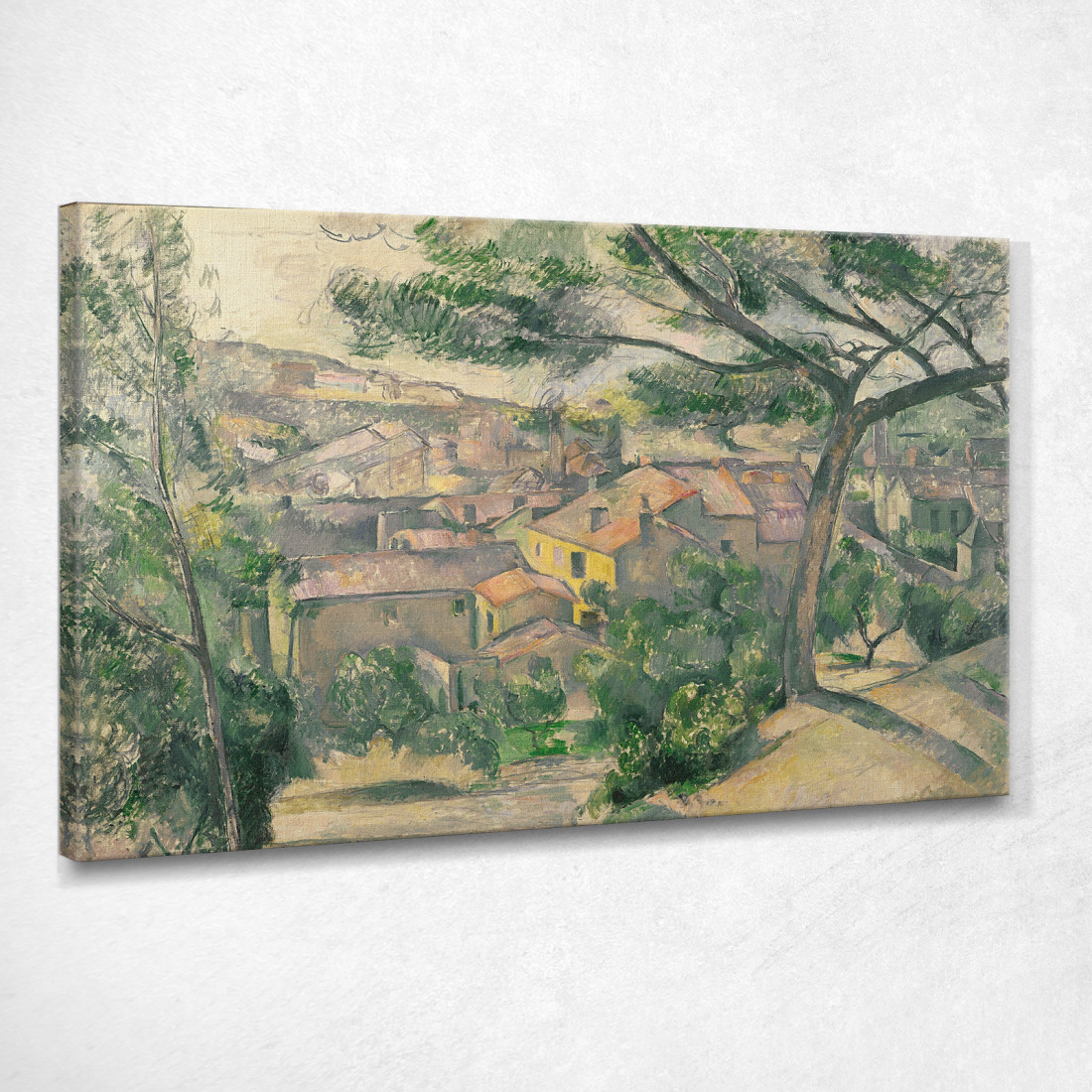 Vista Mattutina Di L'Estaque Contro La Luce Del Sole Paul Cézanne pcz189 quadro stampato su tela Vista Mattutina Di L'Estaque Contro La Luce Del Sole Paul Cézanne pcz189 quadro stampato su tela