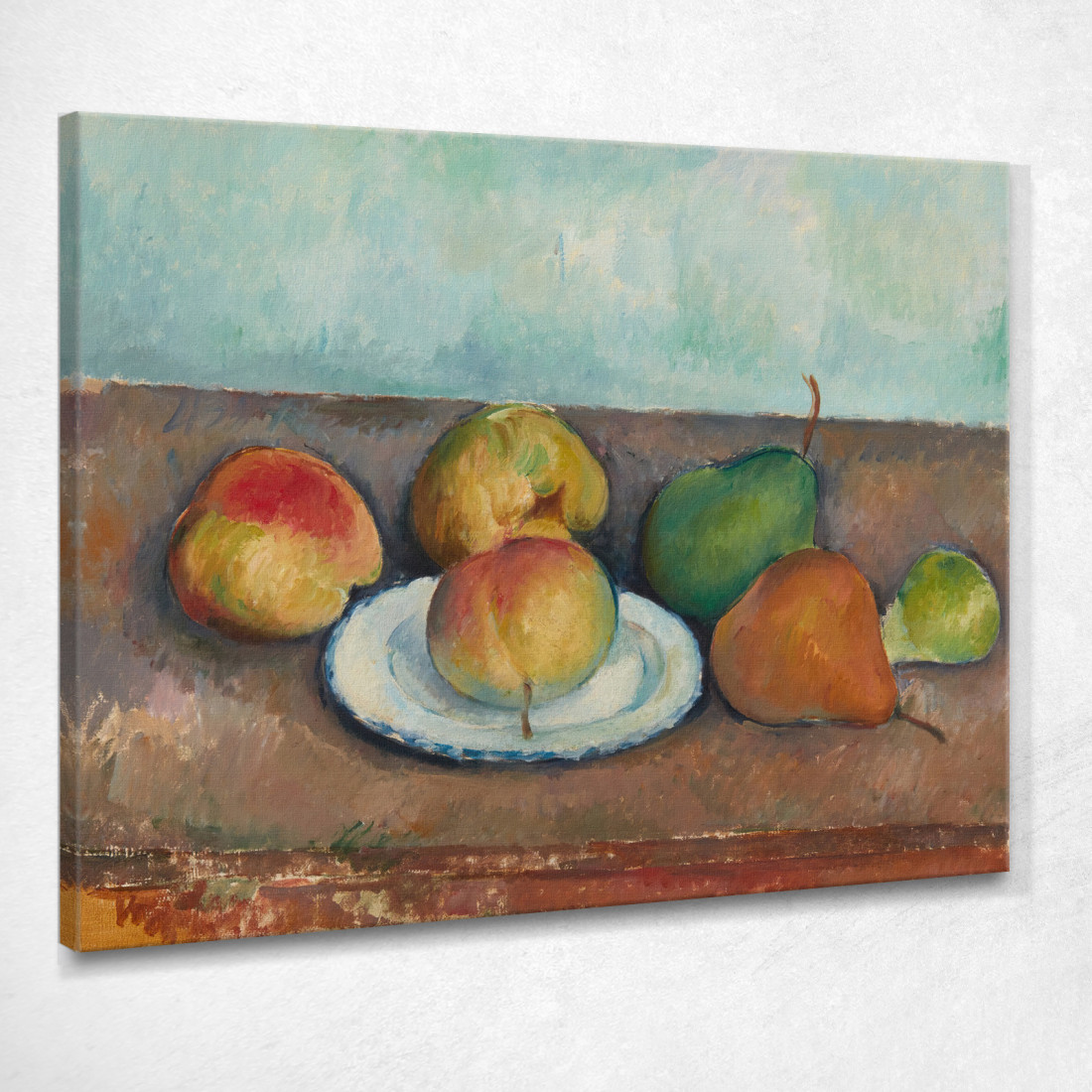 Natura Morta Di Mele E Pere Paul Cézanne pcz191 quadro stampato su tela Natura Morta Di Mele E Pere Paul Cézanne pcz191 quadro stampato su tela