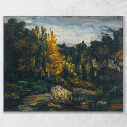 Paesaggio Paul Cézanne pcz193 quadro stampato su tela