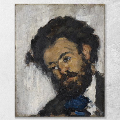 Ritratto Di Antoine-Fortuné Marion Paul Cézanne pcz199 quadro stampato su tela
