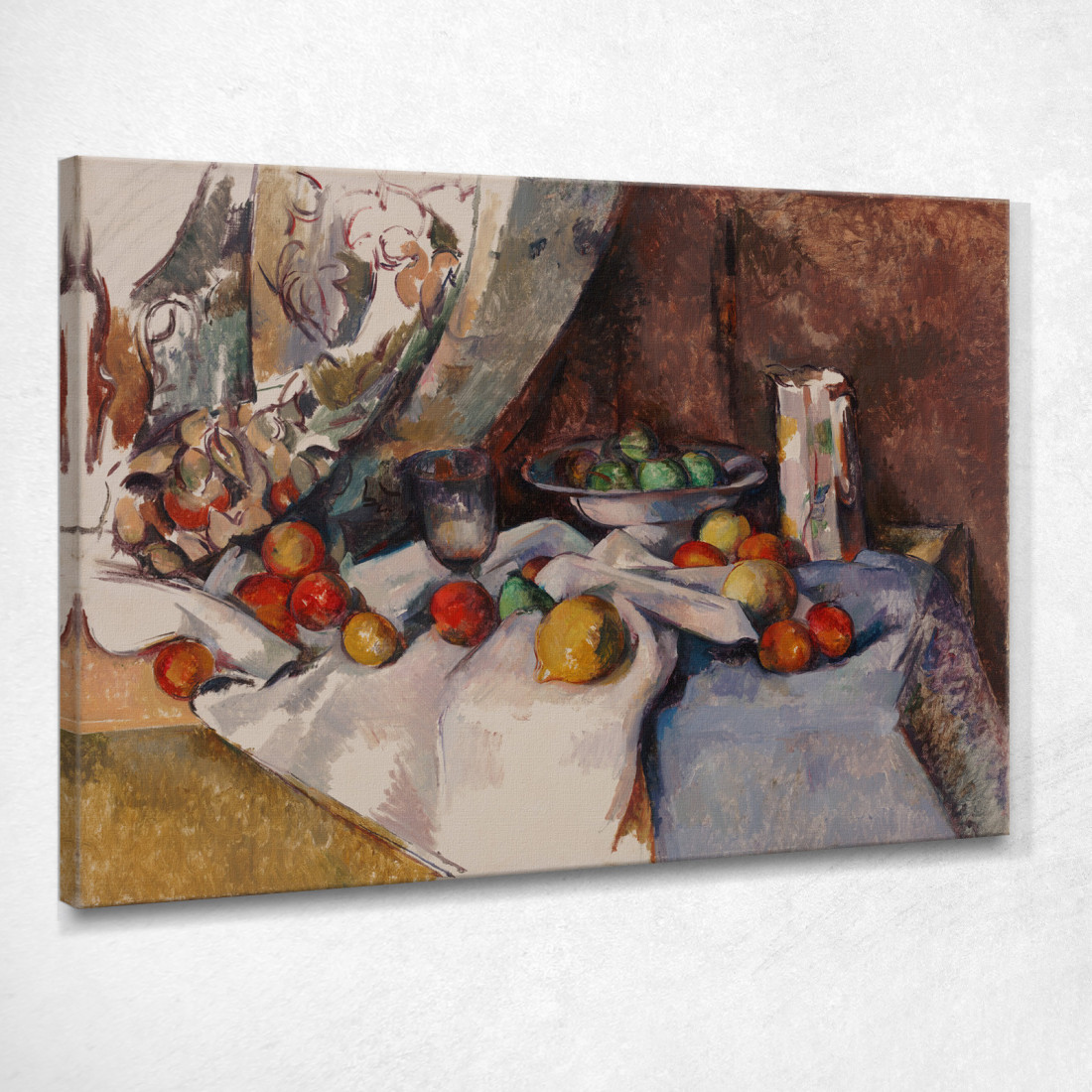 Natura Morta Con Mele 2 Paul Cézanne pcz211 quadro stampato su tela Natura Morta Con Mele 2 Paul Cézanne pcz211 quadro stampato su tela