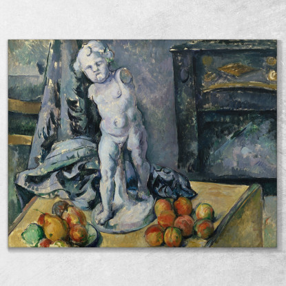 Natura Morta Con Statuetta Paul Cézanne pcz214 quadro stampato su tela