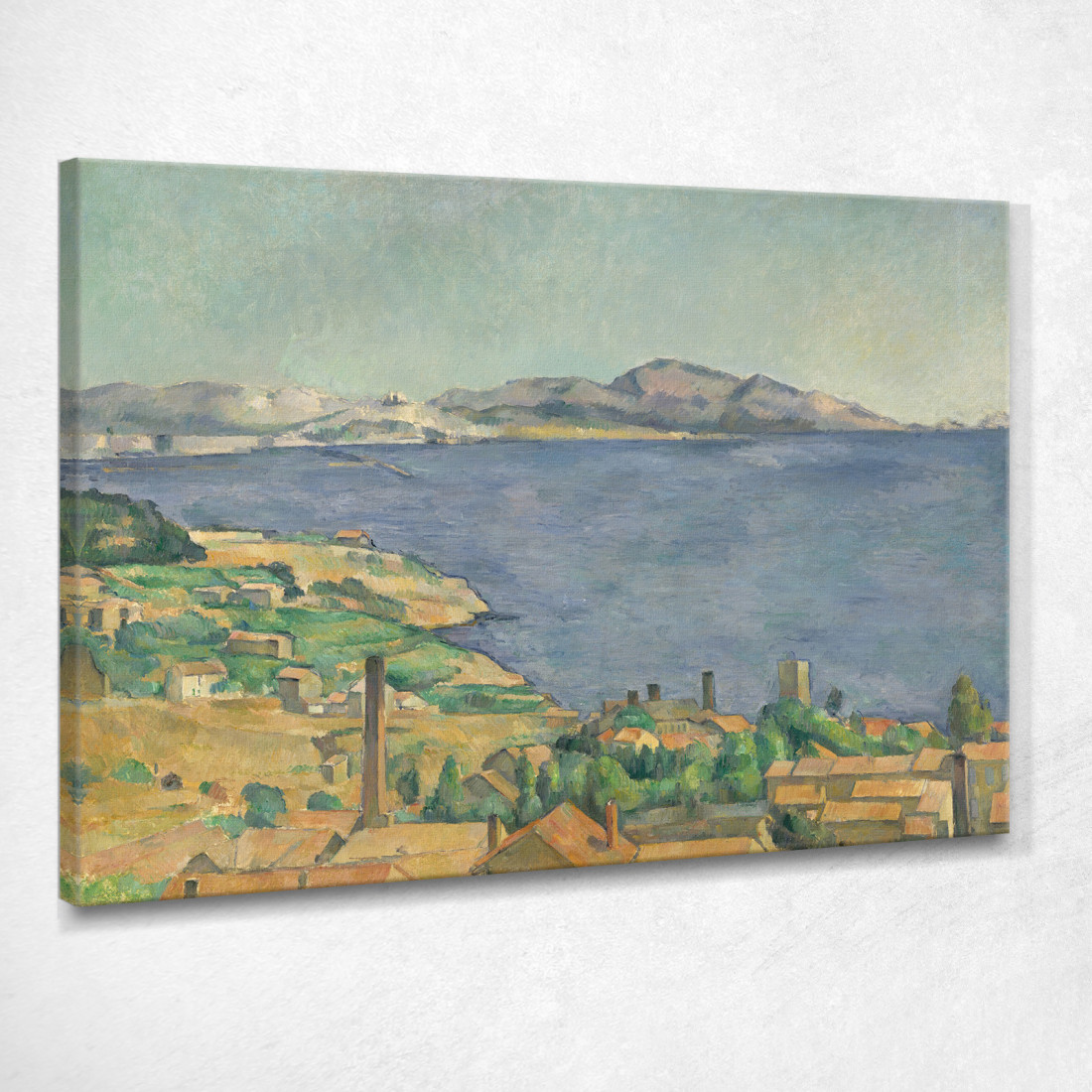Il Golfo Di Marsiglia Visto Da L'Estaque Paul Cézanne pcz227 quadro stampato su tela Il Golfo Di Marsiglia Visto Da L'Estaque Paul Cézanne pcz227 quadro stampato su tela
