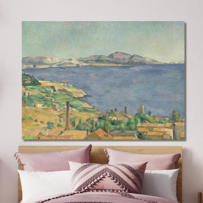 Il Golfo Di Marsiglia Visto Da L'Estaque Paul Cézanne pcz227 quadro stampato su tela