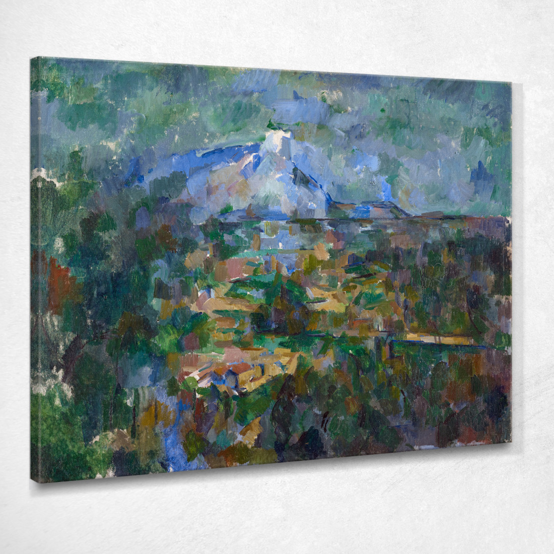 Il Mont Sainte-Victoire Visto Da Les Lauves Paul Cézanne pcz229 quadro stampato su tela