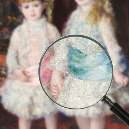 Rosa E Blu – Le Ragazze Di Cahen D'Anvers Pierre-Auguste Renoir par20 quadro stampato su tela