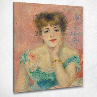 Ritratto Di Jeanne Samary Pierre-Auguste Renoir par22 quadro stampato su tela