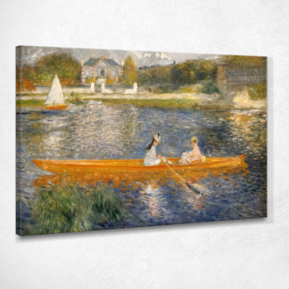 Lo Skiff Pierre-Auguste Renoir par27 quadro stampato su tela