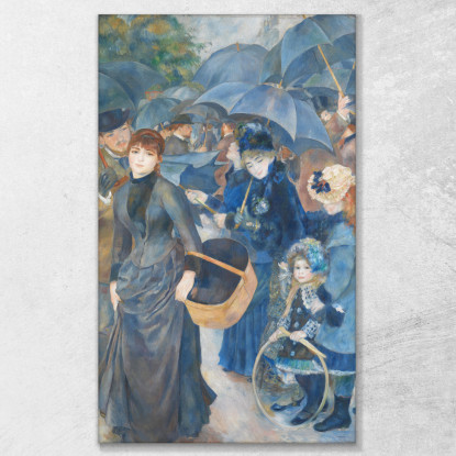 Gli Ombrelli Renoir Pierre-Auguste Renoir par29 quadro stampato su tela