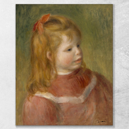 Ritratto Di Jean 1897 Pierre-Auguste Renoir par93 quadro stampato su tela