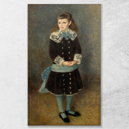 Ritratto Di Marthe Bérard 1879 Pierre-Auguste Renoir par95 quadro stampato su tela