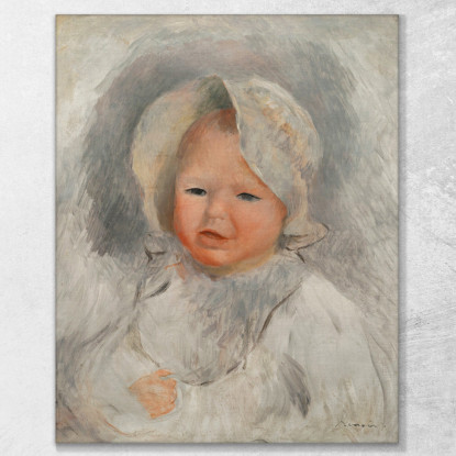 Ritratto Del Figlio Dell'Artista 1885 Pierre-Auguste Renoir par97 quadro stampato su tela