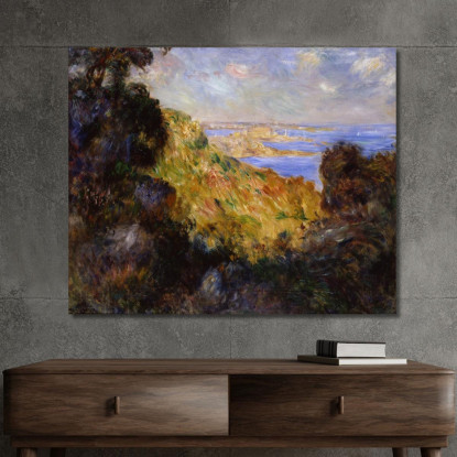 Bagno Di Salerno Pierre-Auguste Renoir par119 quadro stampato su tela