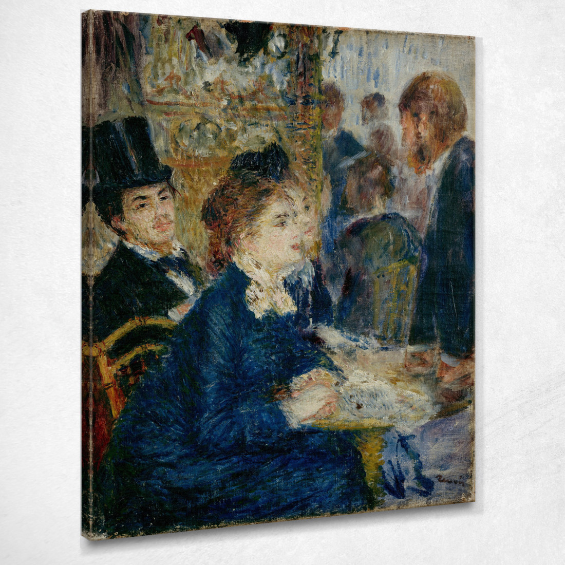 Nel Caffè Pierre-Auguste Renoir par121 quadro stampato su tela Nel Caffè Pierre-Auguste Renoir par121 quadro stampato su tela