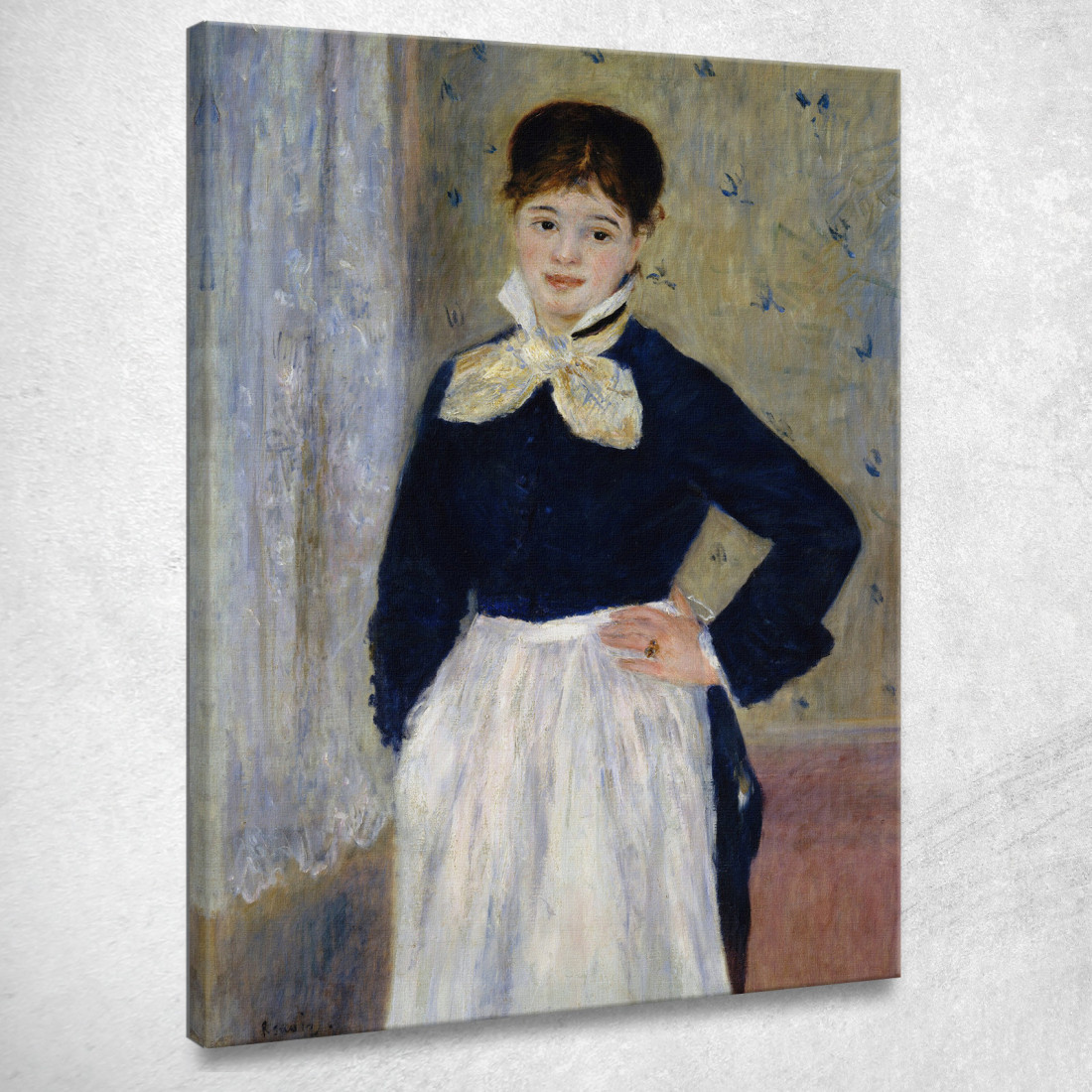 Una Cameriera Al Ristorante Duval Pierre-Auguste Renoir par131 quadro stampato su tela Una Cameriera Al Ristorante Duval Pierre-Auguste Renoir par131 quadro stampato su tela