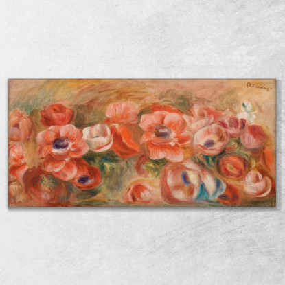 Anemoni Anemoni 2 Pierre-Auguste Renoir par141 quadro stampato su tela