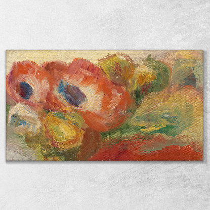 Anemoni Pierre-Auguste Renoir par143 quadro stampato su tela