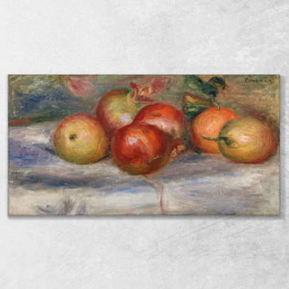 Mele Arancia E Limone Mele Arance E Limoni Pierre-Auguste Renoir par146 quadro stampato su tela