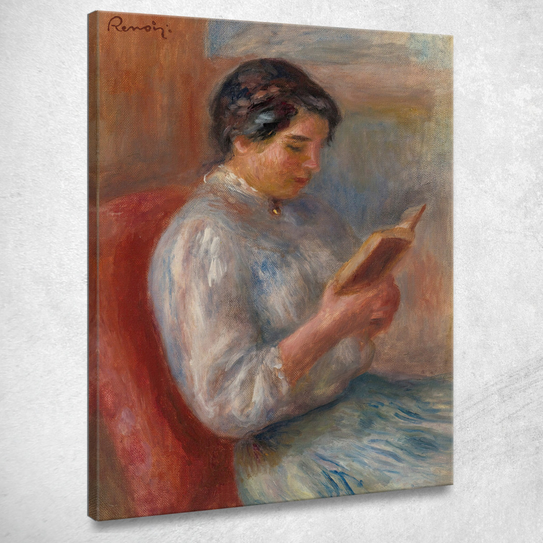 Lettura Della Donna Pierre-Auguste Renoir par219 quadro stampato su tela Lettura Della Donna Pierre-Auguste Renoir par219 quadro stampato su tela