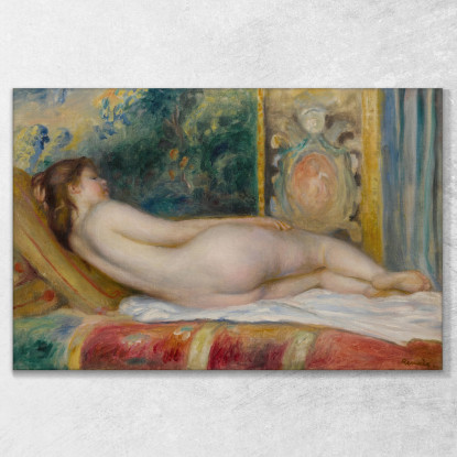 Donna Nuda Sdraiata Pierre-Auguste Renoir par221 quadro stampato su tela