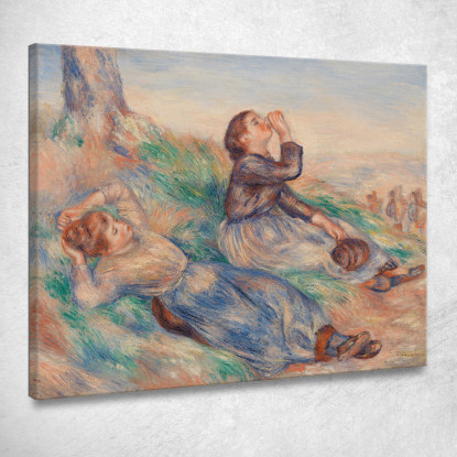 Vendangeuses Dei Vendemmiatori Pierre-Auguste Renoir par251 quadro stampato su tela